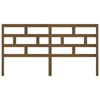 Hoofdbord 186x4x100 cm massief grenenhout honingbruin - thumbnail