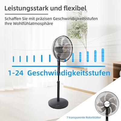 Be Cool Staande ventilator 40 W Timer, LED-display