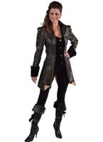 Mantel brocaat, lux,zwart - thumbnail