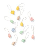 HEMA Paashangers hout ei - 12 stuks - thumbnail