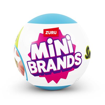 Mini Brands Sneakers enkele capsule, echte miniatuur sneakermerken, verzamelspeelgoed, capsules van 5 mysterieuze miniatuur sneakermerken en accessoires, kinderen, tieners, volwassenen en verzamelaars
