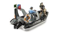 Bruder Politieboot met Politieagent - thumbnail