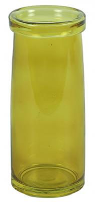 Countryfield vaas tube missy s okergeel 19 cm | 12 stuks