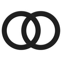 Mobilize Magsafe Compatible Metal Ring Black (2-Pack) - thumbnail