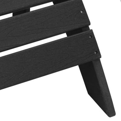 Tuinstoel 2 pcs Zwart 83 x 74 x 92 cm Polyetheen