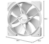 Fractal Design Prisma AL-14 PWM Computer behuizing Ventilator 14 cm Wit 1 stuk(s) - thumbnail