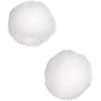 Creativ Company Pom-poms, d 20 mm, wit, 100 stuk/ 1 doos - thumbnail