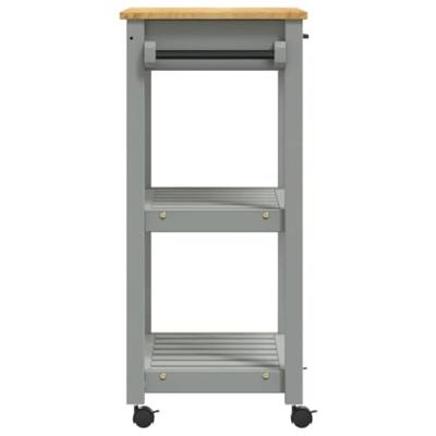 Keukentrolley MONZA 60x40x88,5 cm massief grenenhout