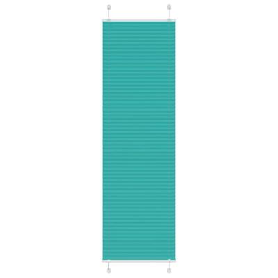 Pliss rolgordijn 65x200 cm stofbreedte 64,4 cm petrol groen