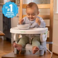 INGENUITY Deluxe Grijze Opvouwbare Verhoger, Draagbaar met Blad en Riemen Inbegrepen - thumbnail