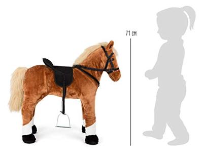 Small Foot houten hobbypaard bruin staand met geluid