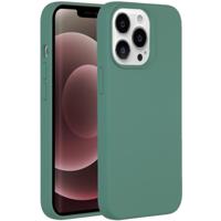 Accezz Liquid Silicone voor Apple iPhone 13 Pro Max Telefoonhoesje Groen - thumbnail