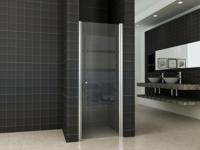 Between nisdeur 700 x 2000 x 8 mm nano helder glas/chroom - thumbnail