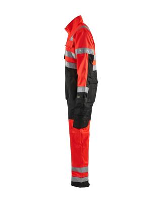 Blåkläder Overall High-Vis 63731804 High-Vis | High-Vis Rood/Zwart | Maat 48 - 7330509377161