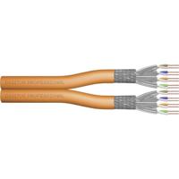 Digitus DK-1743-VH-D Netwerkkabel CAT 7 S/FTP 4 x 2 x 0.57 mm Oranje per meter - thumbnail