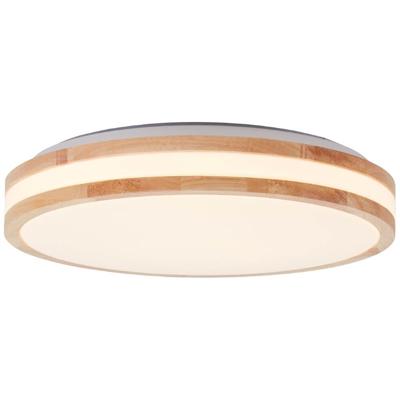 Brilliant G99525/75 Laskos LED-plafondlamp LED LED 22 W Hout (mat), Wit Brilliant G99525/75 Laskos LED-plafondlamp LED LED 22 W Hout (mat), Wit