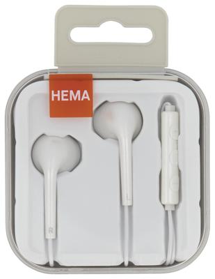 HEMA Oortelefoon Earbud Met Microfoon En Volumeregelaar Zilver HEMA Oortelefoon Earbud Met Microfoon En Volumeregelaar Zilver