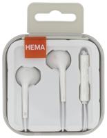 HEMA Oortelefoon Earbud Met Microfoon En Volumeregelaar Zilver - thumbnail
