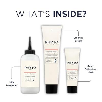 Phytocolor Permanente Haarkleuring 1 Zwart Intens en Natuurlijke Kleur