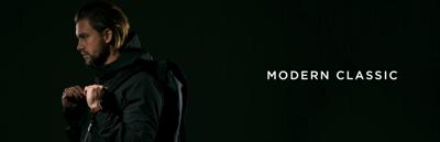 Nomad Modern lederen horlogeband brown / zwarte hardware 45/46/49 mm - Rustic Brown