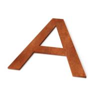 Letter A Model: Huisletter Cortenstaal Geroba - Geroba - thumbnail