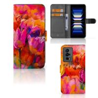 Hoesje Xiaomi Poco F5 Pro Tulips - thumbnail