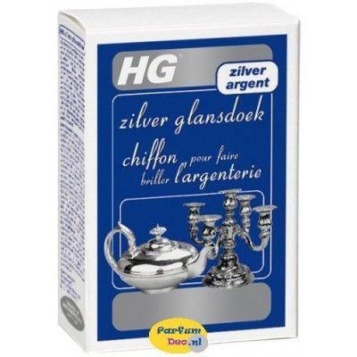 HG Zilver Glansdoek - 30 x 30 cm