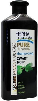 Henna Cure&Care Shampoo pure zwart 400 Milliliter