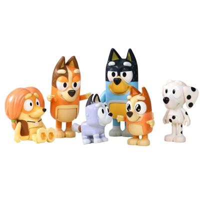 Spectron Bluey speelfiguren familie & vrienden, 8st.