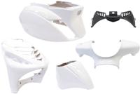 Plaatset 5-delig Edge voor Piaggio Zip-SP vanaf bouwjaar 2000 - glanzend wit - thumbnail