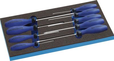 Promat/Tecwerk Gereedschapsmodule | 9-delig 1/3-module | sleuf 2,5-6,5 / PH0-3 - 4000871238