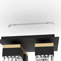 Eglo Design plafondlampBarrancas zwart met goud - 900302 - thumbnail