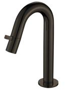 Toiletkraan Best Design Moya 1-draaiknop Gebogen 21 cm Gunmetal - thumbnail