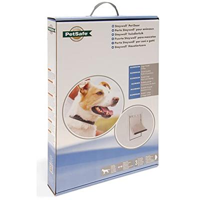 PetSafe aluminium deur nr. 640 L wit/transparant - Gebr de boon