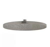 Hotbath Mate hoofddouche 30cm rond nikkel geborsteld M106GN - thumbnail