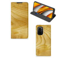 Xiaomi Mi 11i | Poco F3 Book | Wallet Case | Licht Hout - thumbnail