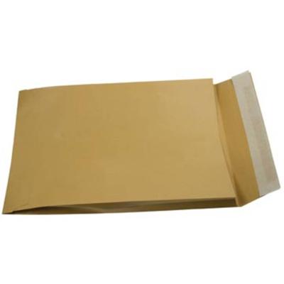 Gallery enveloppen met balg ft 250 x 350 x 40 mm, stripsluiting, bruine kraft, doos van 250 stuks Gallery enveloppen met balg ft 250 x 350 x 40 mm, stripsluiting, bruine kraft, doos van 250 stuks