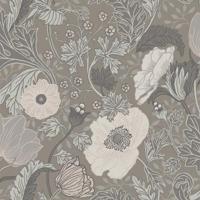 Dutch Wallcoverings Fagelsang - Anemone Grey - thumbnail