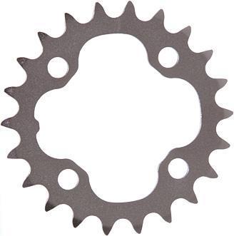 SHIMANO kettingblad "deore" chain ring shim. deore 22t.4-arm,64mm sil.