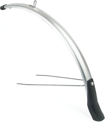 Spatbordset Eurofender Snello 28" x 51 mm - zilver