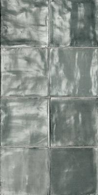 Wandtegel Marokkaans groen Sartoria Tsquare 15x15cm fresh thyme glans gerectificeerd