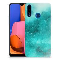 Smartphone hoesje Samsung Galaxy A20s Painting Blue - thumbnail