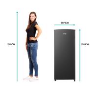 Etna KVV128ZWA Koelkast met vriesvak Zwart - thumbnail