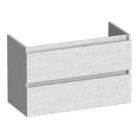 Brauer Joy - Onderkast Ondiep - 80 cm - met 2 Softclose Lades Greeploos en 1 Sifon Uitsparing - Forest Seashell - thumbnail