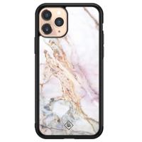 iPhone 11 Pro glazen hardcase - Parelmoer marmer - thumbnail