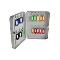 Q-CONNECT sleutelkast voor 20 sleutelhangers grijs - thumbnail