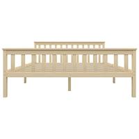 Bedframe massief grenenhout natuurlijk 160x200 cm - thumbnail