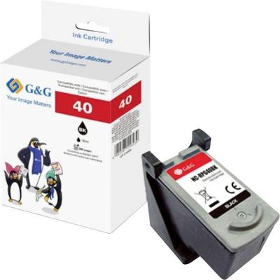 G&G Inktcartridge Compatibel Zwart NC-RPG40BK GP-C40BK