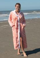 Dames badjas met sterren-l/xl - thumbnail