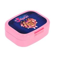 K3 De 3 Biggetjes Broodtrommel Roze - thumbnail